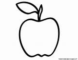 Manzana Frutas Apples Pdfs Appreciation Dazzlewhilefrazzled Pintarcolorear sketch template