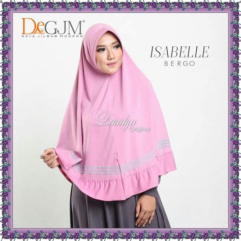 jilbab bergo jumbo terbaru polos modis cantik isabell  laudya hijab