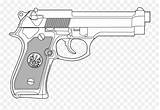9mm Pistol Pngaaa Anonymous Onlinelabels sketch template