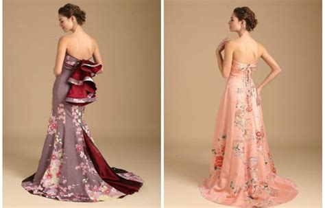 fashioning  wedding dress    kimono   japan
