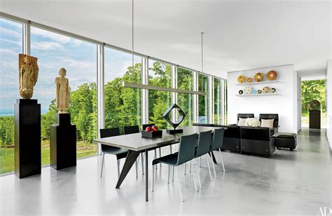 contemporary interior design  striking  sleek rooms  architectural digest