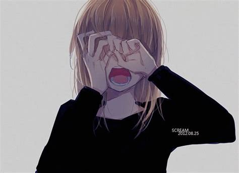 crying anime girl blank template imgflip