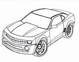 Camaro Coloring Pages Chevy Drawing Chevrolet Car Cars Corvette Outline Z06 Silverado Ss Print Clipart Drawings Printable Camaros 1969 Getcolorings sketch template