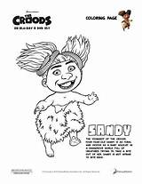 Coloring Pages Choose Board Croods sketch template