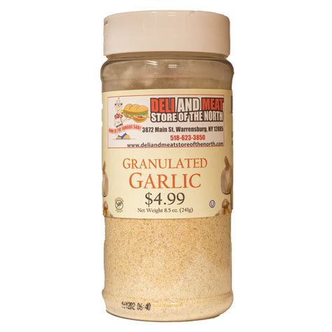 dm granulated garlic deli  meat store   north