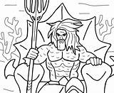 Aquaman Coloring Pages Wonder sketch template