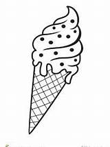 Ice Coloring Cream Kids Pages Glace Coloriage Printable Colouring sketch template