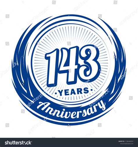 years anniversary anniversary logo design royalty  stock
