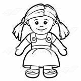 Doll Clipart Clip Line Dall Dress Clipground Abeka Clipartmag sketch template