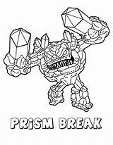 Skylanders Prism sketch template