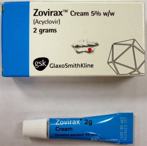 zovirax cream aciclovir acyclovir cold sore cream  medicine