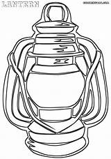 Lantern Coloring Pages Coloringway sketch template