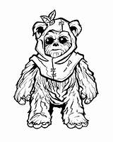 Coloring Ewok Pages Star Wars Ewoks Baby Template Way Color Line Adult Starwars Popular Coloringhome Google sketch template