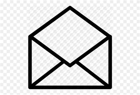 email icon black  white png images amashusho