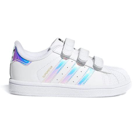 adidas originals infant superstar whitewhitemetallic kids shoes aq wookicom