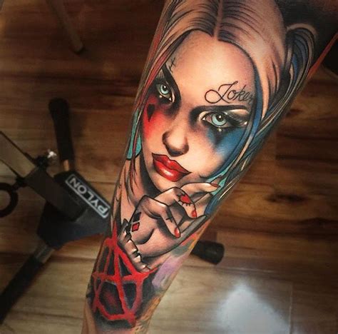 Harley Quinn Und Joker Partner Tattoo Best Tattoo Ideas