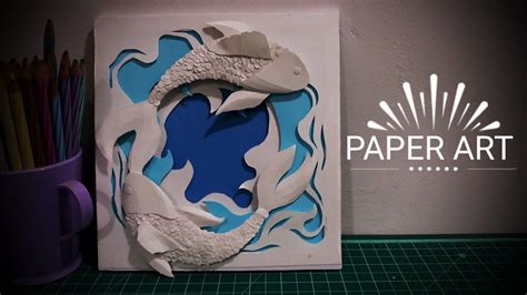 paper cut  art tutorial video paper art video paper art craft