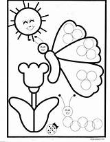 Playmais Templates Coloriage Aboriginal Squish Printemps Insectes Maternelle Enfant Activite Colorier Printablee sketch template