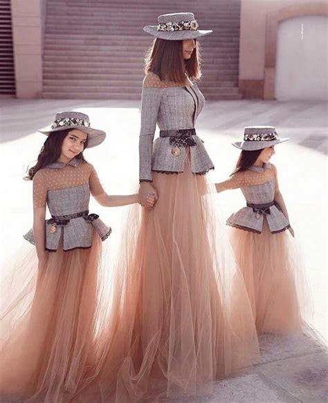 pin  nquadri   dresses gowns  outfit mother daughter