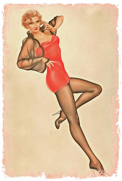 Alberto Vargas Pin Up Girl 19l Digital Art By John Shepherd Pixels