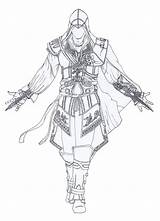 Creed Coloring Ezio Lineart Malvorlagen Kleurplaat Wx Buscando Salvo Kleurplaten sketch template
