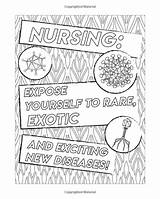 Nurse Snarky Nursing Nurses Humorous sketch template