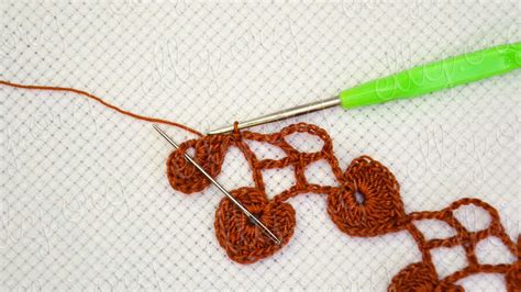 crochet leaf edging vyazanie kryuchkom ot eleny kozhukhar