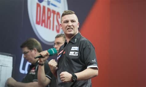 dobey produces shock      world series  darts finals daily sport