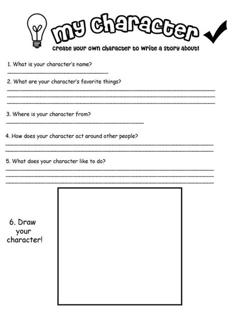 images  worksheets character art worksheets