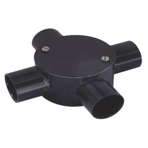 black   pvc junction box  electric fitting size mm rs  piece id