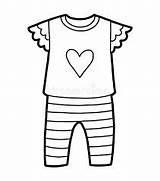 Pajamas sketch template
