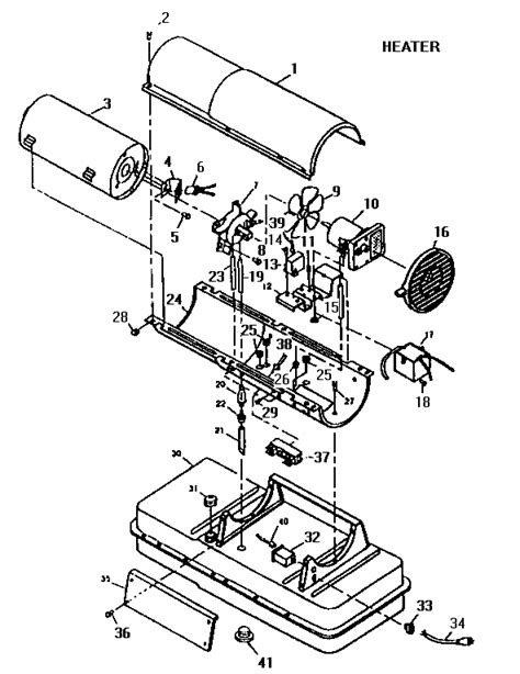 reddy heater pro  parts diagram