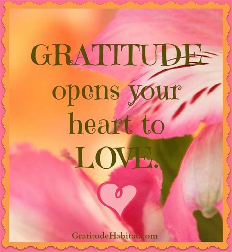 gratitude opens  heart  love wwwgratitudehabitatcom gratitude quotes gratitude