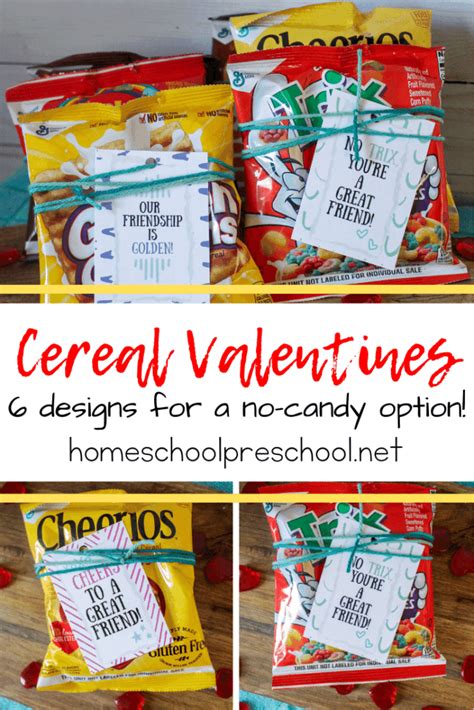 printable cereal valentines  kids  pass