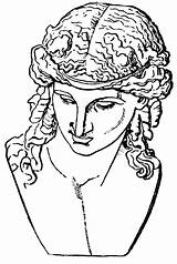 Dionysus Clipart God Portrait Etc Wine Clipground Large Usf 1466 1400 Edu sketch template