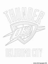 Coloring Oklahoma Pages Thunder City Logo Nba Sport Printable Getcolorings Print Getdrawings Colorings sketch template