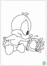 Coloring Looney Baby Tunes Dinokids Close Print sketch template