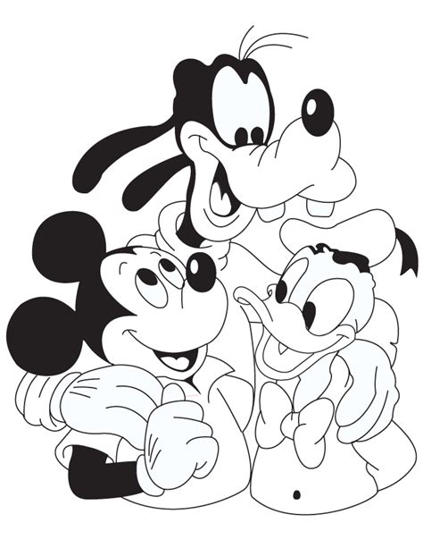 coloring pages  mickey mouse  friends coloring home