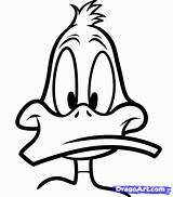 Daffy Duck Characters Draw Coloring Cartoon Drawing Easy Drawings Network Disney Pages Dragoart Bunny Cute Popular Choose Board Coloringhome sketch template