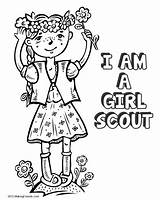 Scout Makingfriends Scouts sketch template