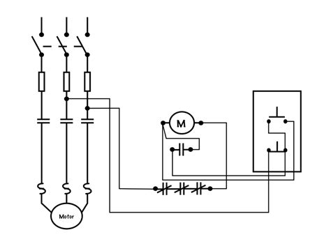 schematic  wiring diagrams basic motor control