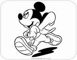 Mickey Mouse Coloring Pages Disneyclips Misc Putting Jacket sketch template