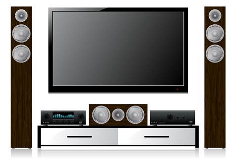 professionally installed surround sound       hang tv
