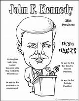 Coloring Pages Kennedy Presidents President John Color Printable Sheets Template Patriotism Quotes Freekidscrafts Contributor Quotesgram Getcolorings sketch template