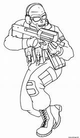 Duty Activision Warfare sketch template