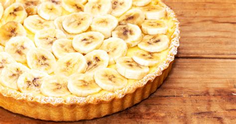 recette tarte À la banane entièrement maison sans gluten et sans lactose
