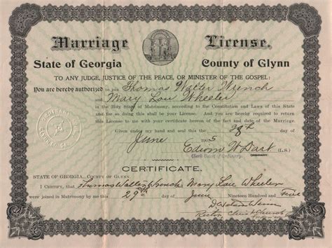 Georgia Marriage License Search Andreasbydesign