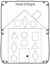 House Shapes Shape Worksheet Kids Worksheets Teacherspayteachers Preschool Match Kindergarten Sold sketch template