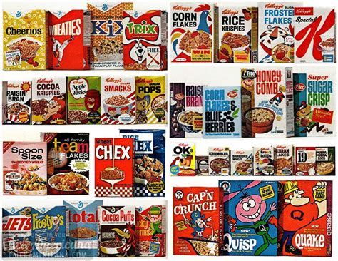 favorite vintage breakfast cereals     click