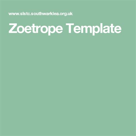 zoetrope template animation  templates incoming call stencils